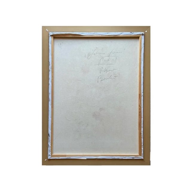 Peter Keil “Flower From Paris”, Peter Keil Painting - Large, Framed For Sale - Image 4 of 5