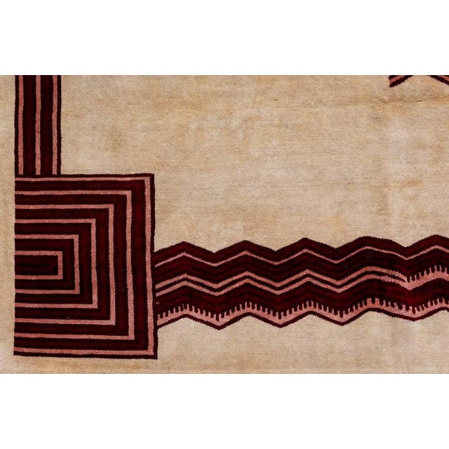 Art Deco Tapestry in Wool For Sale - Image 3 of 10