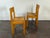 Mid-Century Modern Vintage Pair of Maison Regain Elm Dining Chairs For Sale - Image 3 of 3