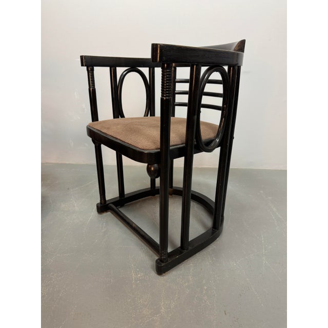 Mid-Century Fledermaus Bauhaus Armchairs by Josef Hoffmann for Thonet, Austria, 1920s, Set of 4 For Sale - Image 14 of 18