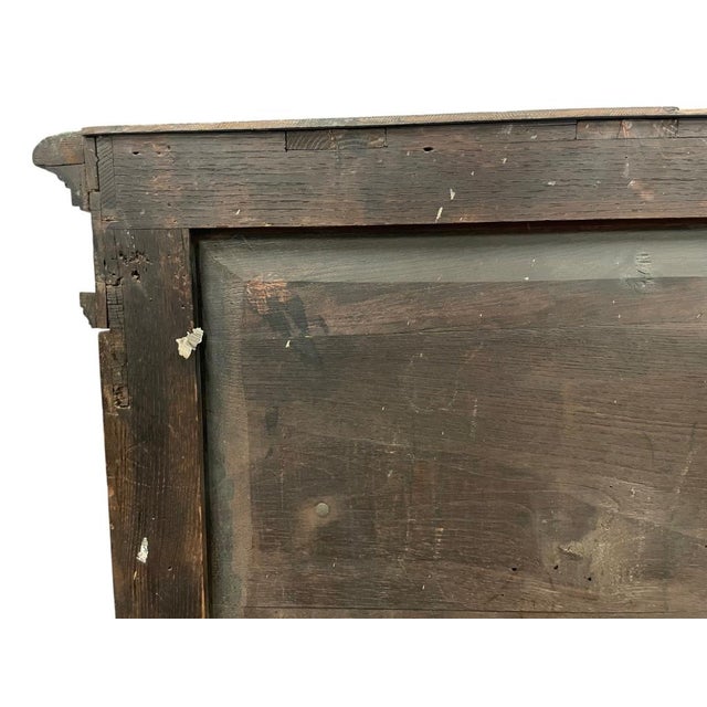 Antique Renaissance Revival Carved Wood Cabinet With Figural Relief & Lion Supports For Sale - Image 18 of 18