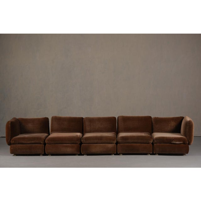 Vintage Italian Modular Sofa, Italy, 1960s, Set of 5 For Sale - Image 6 of 6