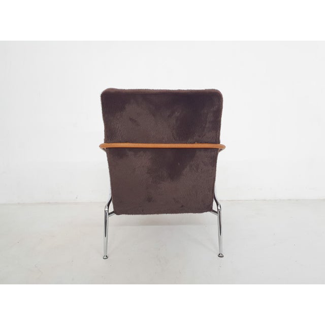 Set of Lounge Chair and Ottoman by Rodolfo Dordoni for Minotti Berman, Italy, 1990s For Sale - Image 11 of 18