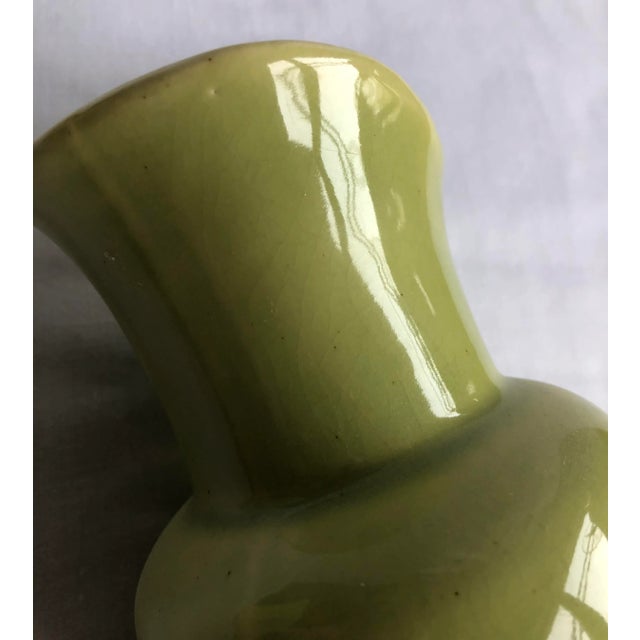 Ceramic Mid 20th Century Green Pottery Collection - Set of 4 For Sale - Image 7 of 13