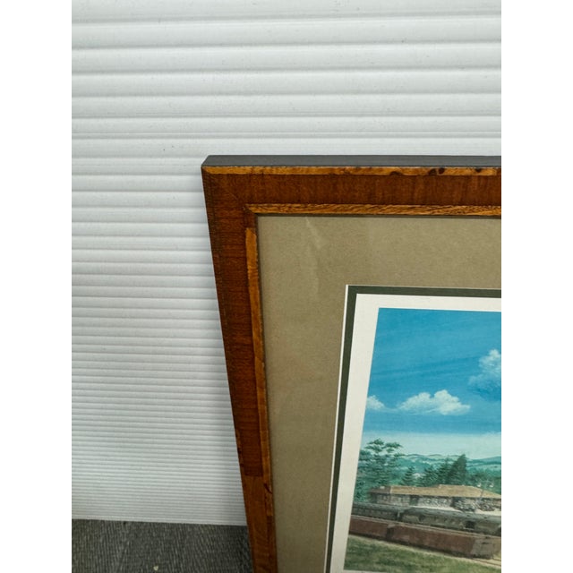 M F Kotowski Santa Rosa Train Yard Print, Framed For Sale - Image 10 of 12