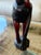 Mid 20th Century Vintage East African Hand-Carved Hardwood Mother & Child Sculpture, 23.75”h For Sale - Image 5 of 9