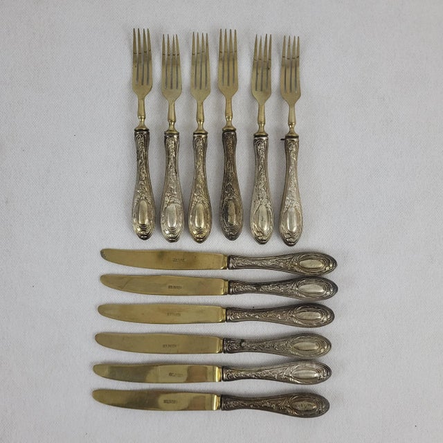 Vintage Silver Dessert Cutlery, 1950s, Set of 12 For Sale - Image 9 of 9