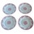Antique Dessert Plates from Sarreguemines, 1900, Set of 4 For Sale - Image 4 of 6