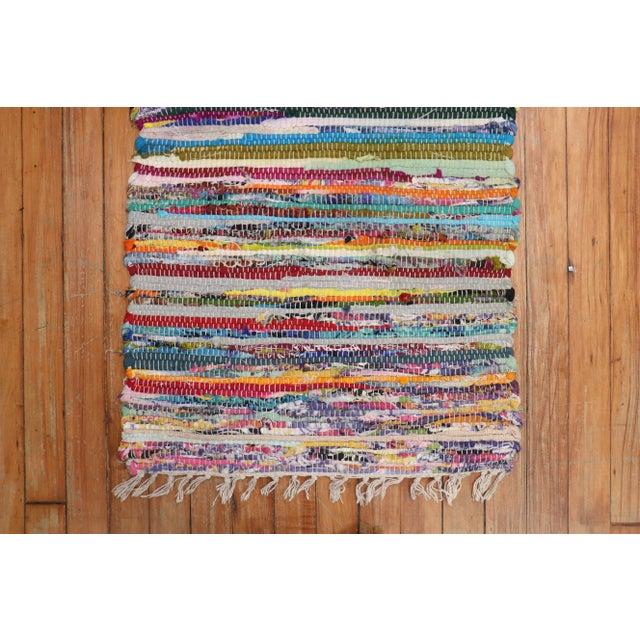 Late 20th Century American Braid Rug - 1'9" x 2'6" For Sale In New York - Image 6 of 9