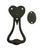 A great wrought iron door knocker in the shape of a heart is the perfect accent for the entrance to your home. This will...