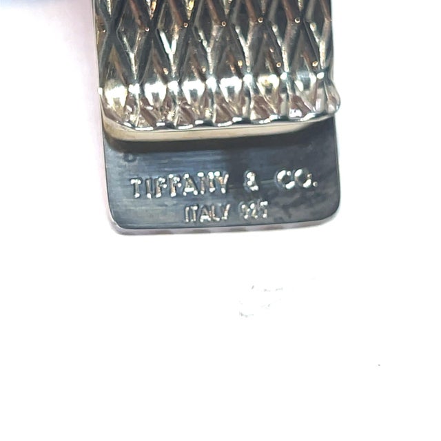 Silver 1990s Tiffany & Co Estate Money Clip Sterling Silver For Sale - Image 8 of 8