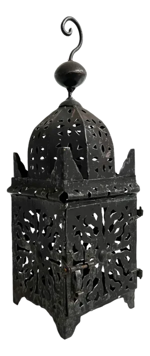 Small Kasbah Vintage Moroccan Iron Lantern