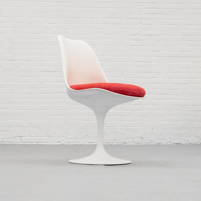 Textile Vintage Tulip Dining Chairs by Eero Saarinen for Knoll, 1970s, Set of 6 For Sale - Image 7 of 18