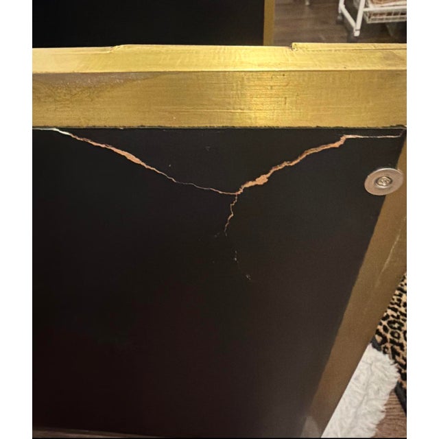 Global Views Triangle Cabinet-Brass For Sale - Image 11 of 12