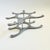 Vintage Sculptural Aluminum Wine Rack by Michael Noll For Sale - Image 9 of 9