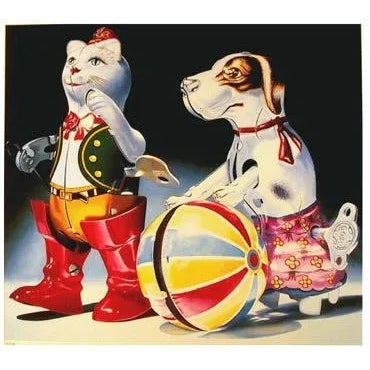 Art Deco Charles Bell American, 1935–1995 Circus Act, 1994 For Sale - Image 3 of 3