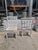1960s Ficks Reed White Rattan Side Chairs - A Pair For Sale - Image 5 of 11
