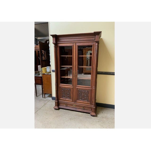 Antique Gründerzeit Display Bookcase, 1880 For Sale - Image 10 of 10