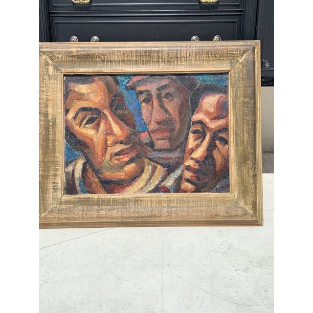A very strong American art piece by Illustrator Artist Ralph Smith. Exhibited in the Los Angles. Art Exhibition see the...