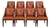 West Elm- Set of 8- Leather Dining Chairs For Sale