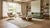 Elevate your interior with this exceptional contemporary hand-woven wool area rug, featuring a sophisticated abstract...