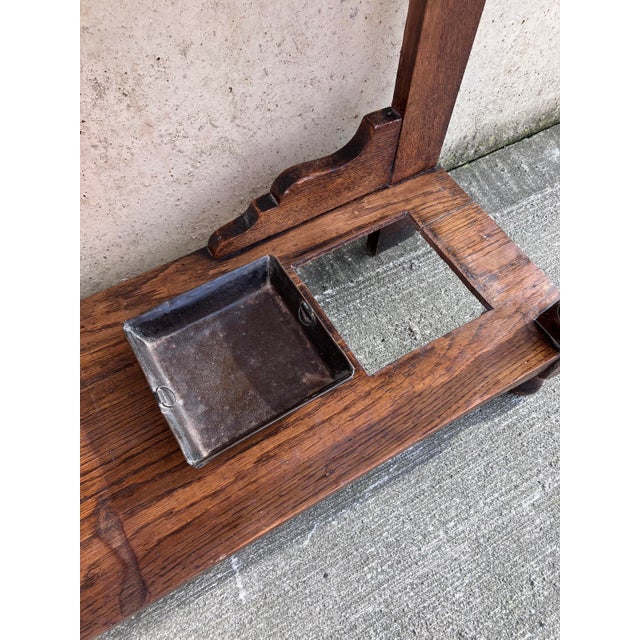 English Mahogany Hall Stand, 1890s For Sale - Image 14 of 14