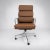 Herman Miller Late 20th Century Eames Aluminum Group Soft Pad Executive Chair by Herman Miller -Brown Leather For Sale - Image 4 of 9