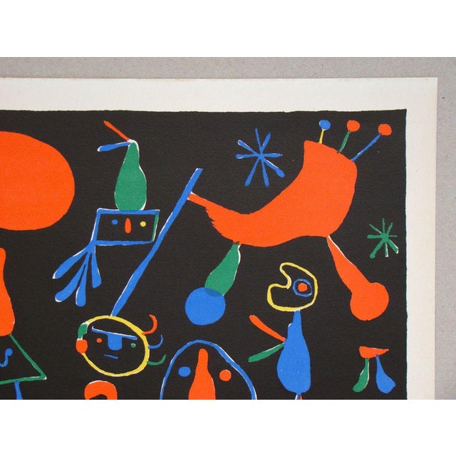 After Joan Miro, Barcelona, 1949, Lithograph with Stencil For Sale - Image 4 of 12
