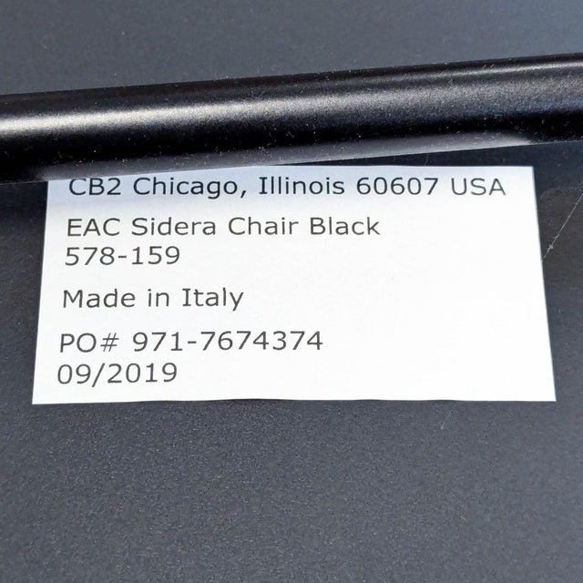 Wood Cb2 Sidera Chair For Sale - Image 7 of 7