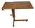 1980s Furbo Spottrup Style Mid-Century Danish Teak Rolling Adjustable Tray Table For Sale