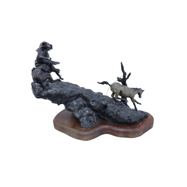 Marvelous limited edition sculpture titled "That Dirty SOB" by Dan Huber, an Oregon artist specializing in bronze...