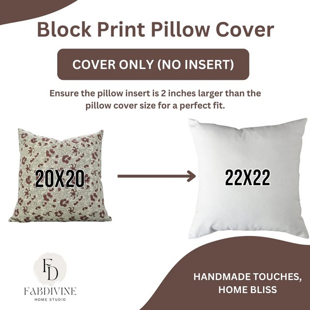 Not Yet Made - Made To Order Fabdivine Artistic Cushion Cover 12x20 Inch Floral Prints on Soft Linen- Saundrya For Sale - Image 5 of 5