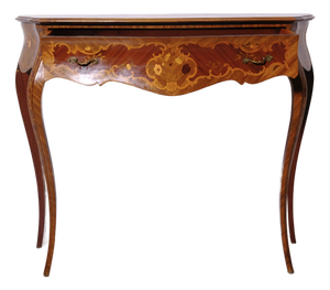 Louis XV Style Wooden Console Table, 1950s