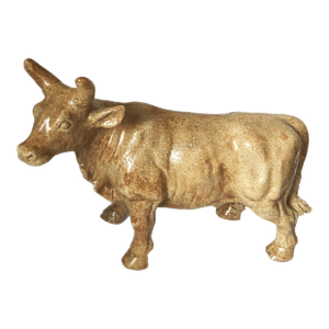 Vintage Large Ceramic Bull Statue Statue Wall Street