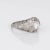 Traditional Early 20th Century Antique Edwardian 0.55ct Diamond Engagement Ring Vintage Platinum Bridal size 5.5 For Sale - Image 3 of 6