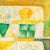'Organic Abstract in Yellow and Green' by Aming Prayitno, 1970; Jakarta, Indonesian Art Academy, Ghent For Sale In Monterey, CA - Image 6 of 11