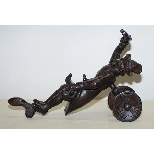 Late Victorian Black Forest Hand Carved Wine Bottle Holder, 1880s For Sale - Image 12 of 18