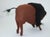 1990s Annalee Handpainted Wool Fleece & Felt Buffalo Figure, 1997 For Sale - Image 5 of 13