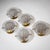Set of Five Wall Lights with Glass Shades, italy, Mid-20th Century For Sale - Image 9 of 10