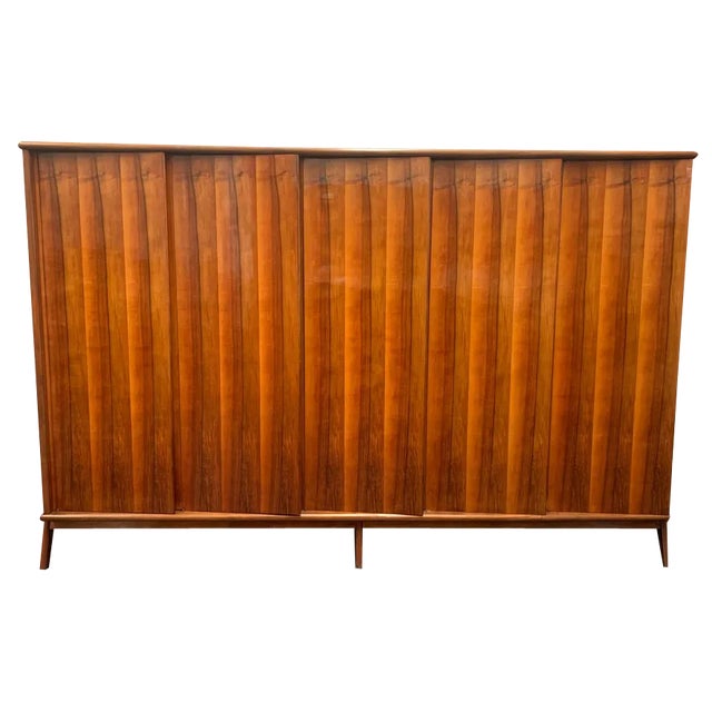 Wardrobe with Diagonal Doors by Ico & Luisa Parisi, 1960s For Sale