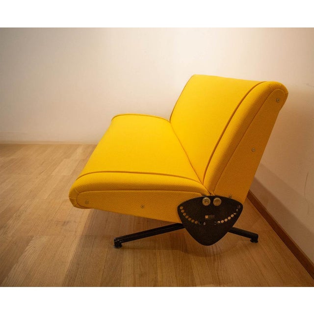 Yellow D70 Sofa by Osvaldo Borsani for Tecno, 1950s For Sale - Image 8 of 14
