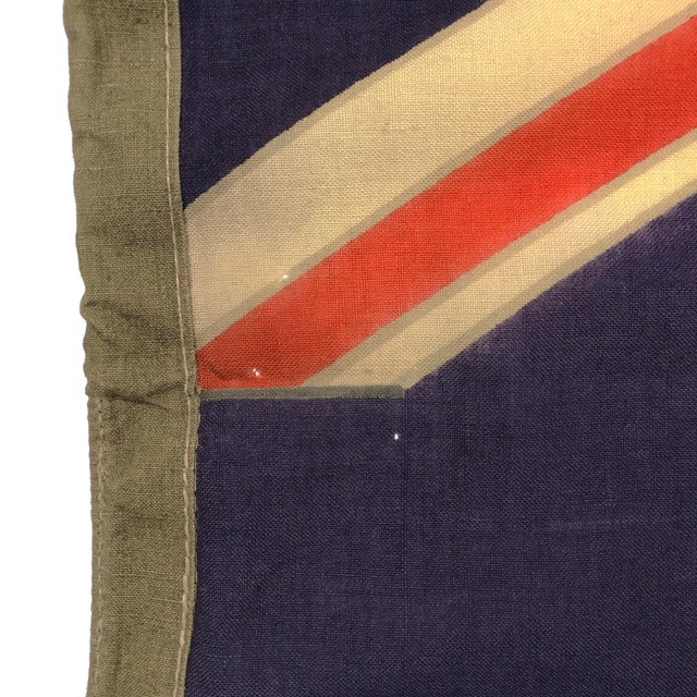 Vintage Wool Hand-Painted Flag of Australia | Chairish