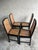 1980s Black Lacquered Cane Dining Chairs, 1980s, Set of 4 For Sale - Image 5 of 7