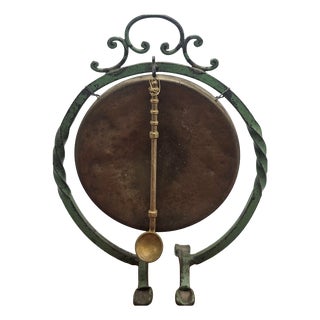 Asian Gong Bell, 1890s, Set of 2 For Sale