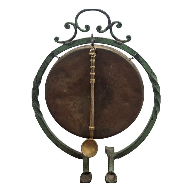 Asian Gong Bell, 1890s, Set of 2 For Sale