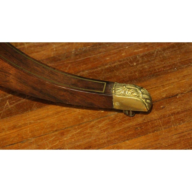 Brown Circa 1815 Regency Period Swivel Top Games Table For Sale - Image 8 of 8