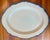 English Large Antique 18th Century English George III Creamware Blue Shell Edge or Feather Edge Oval Platter Circa 1790 For Sale - Image 3 of 9