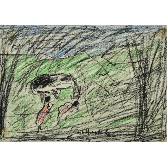 Greening Landscape is an original Contemporary artwork realized by Nazareno Gattamelata in the 1970s. Original colored...