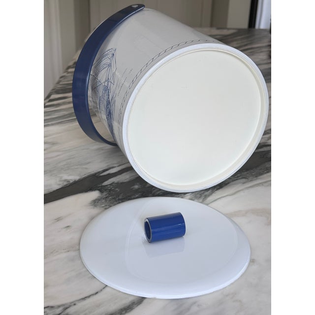 Plastic Vintage Sailing Ship Constitution 1797 Ice Bucket For Sale - Image 7 of 15