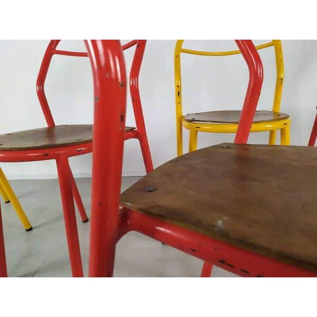 Industrial Chairs by René Herbst, Set of 6 For Sale - Image 18 of 18